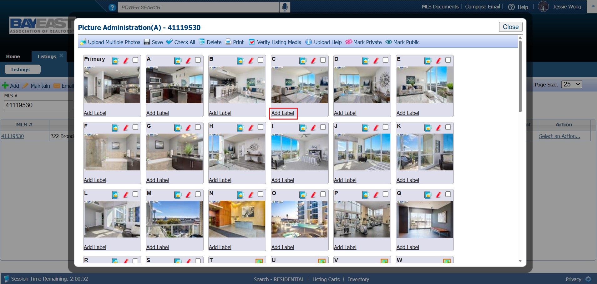 Add label instruction for images